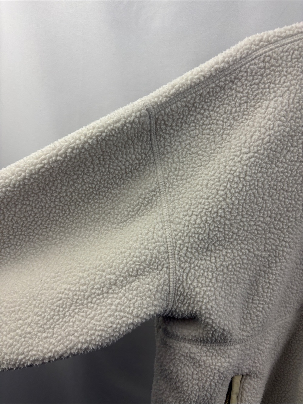 The North Face Cragmont Fleece Jacket Sherpa Jacket in Cream/Tan Size Large - Picture 6 of 11